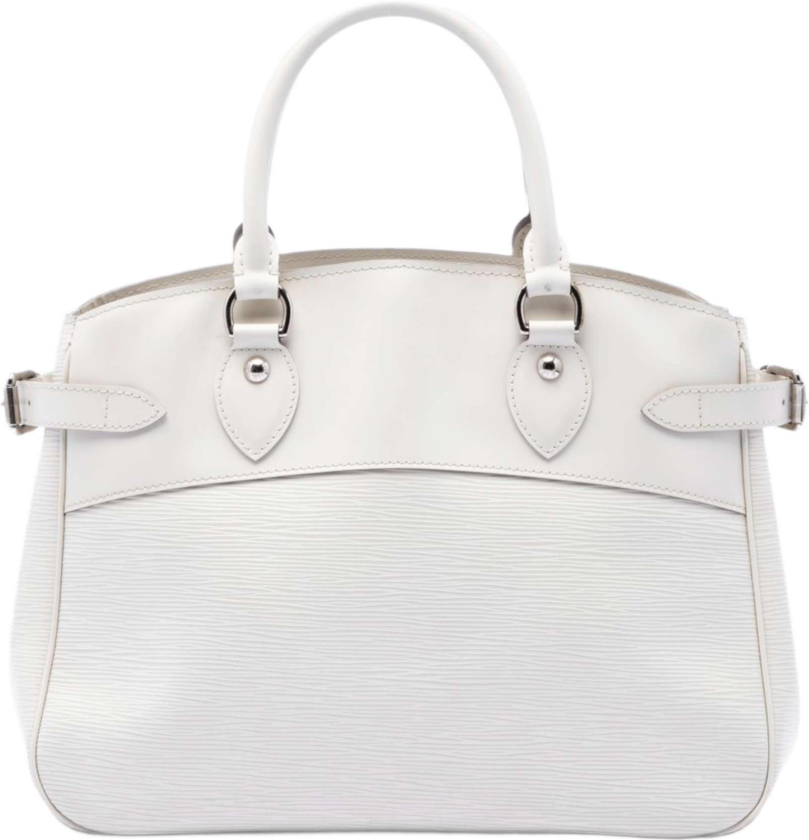 Louis Vuitton Epi Passy Pm, från Luxclusif, i färgen white.