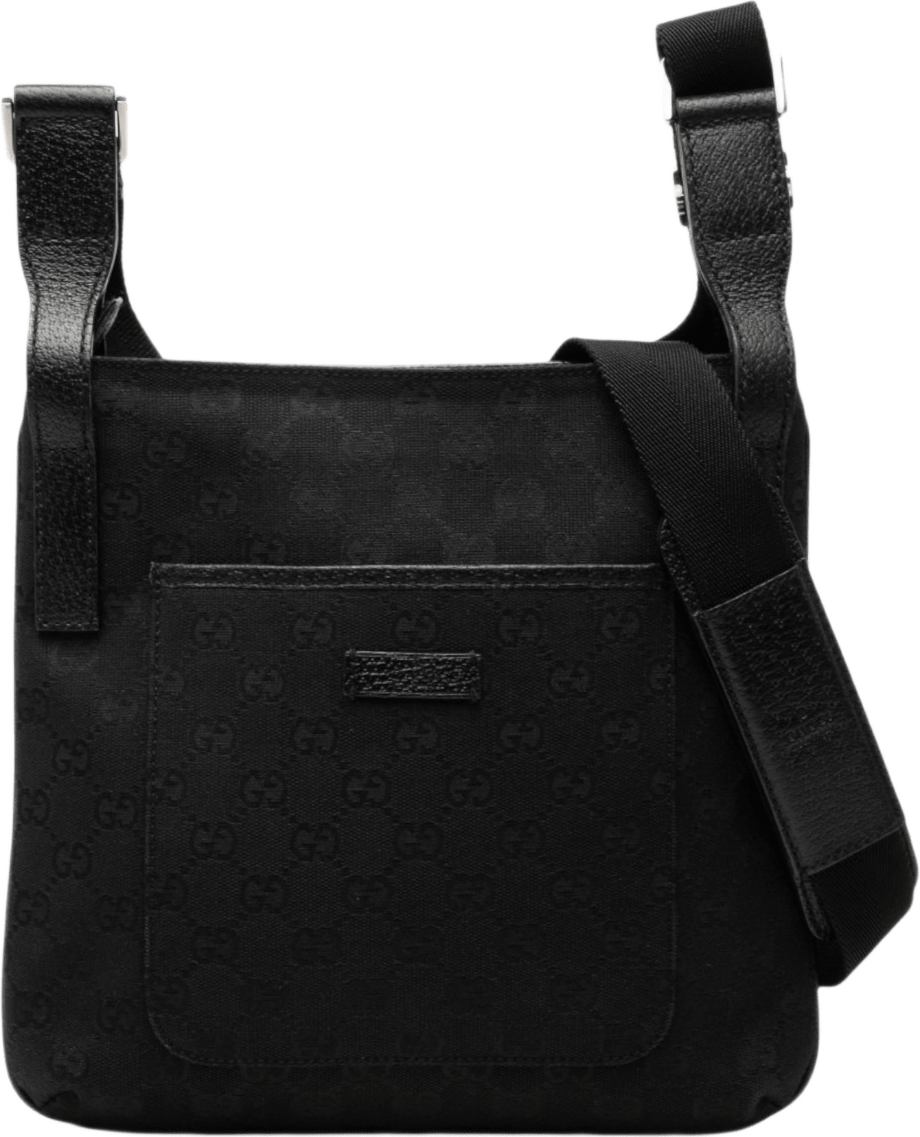 Gucci Gg Canvas Crossbody, från Luxclusif, i färgen svart.