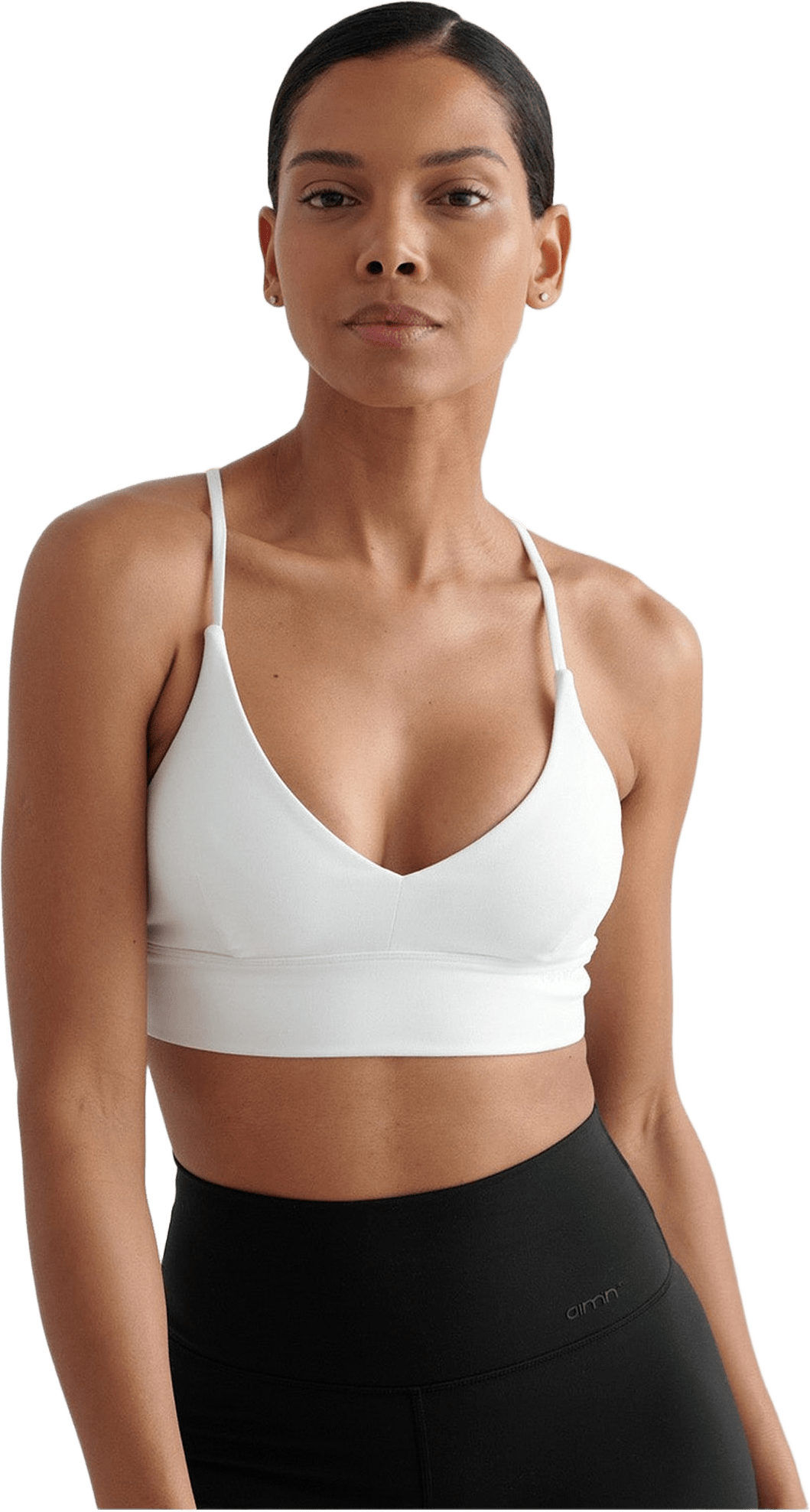 Sense Strap Bra, från aim'n, i färgen white.