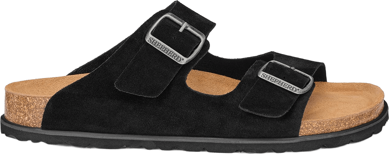 Mikael Sandaler, från Shepherd, i färgen svart mocka.