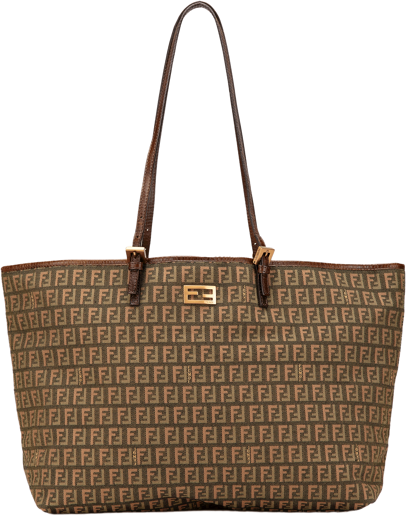 Fendi Large Zucchino Canvas Tote