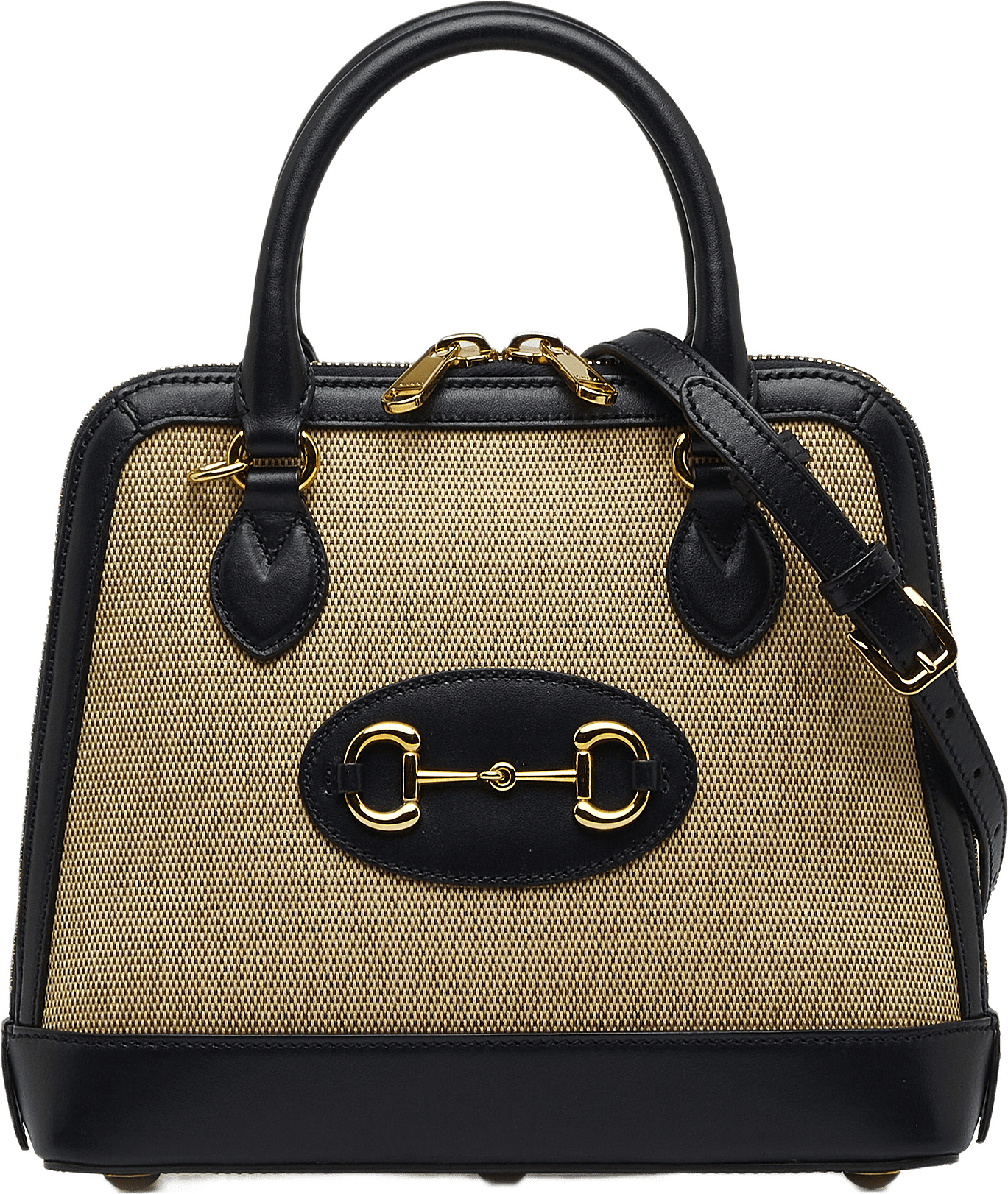 Gucci Small Horsebit 1955 Canvas Top Handle