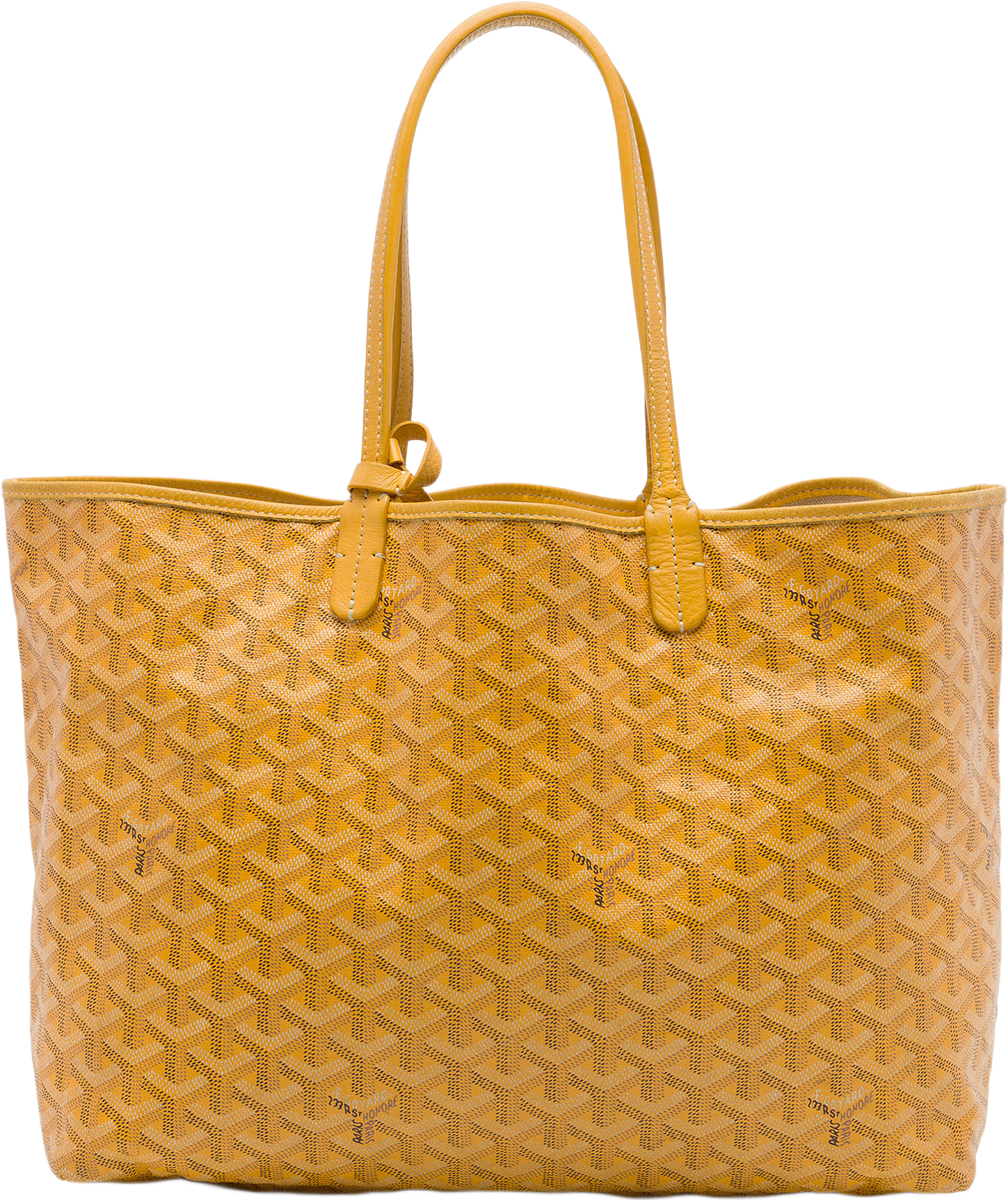 Goyard Goyardine Saint Louis Pm, från Luxclusif, i färgen gul.