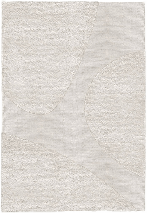 Punja Plasma Ullmatta Bone White, från Layered, i färgen off white.