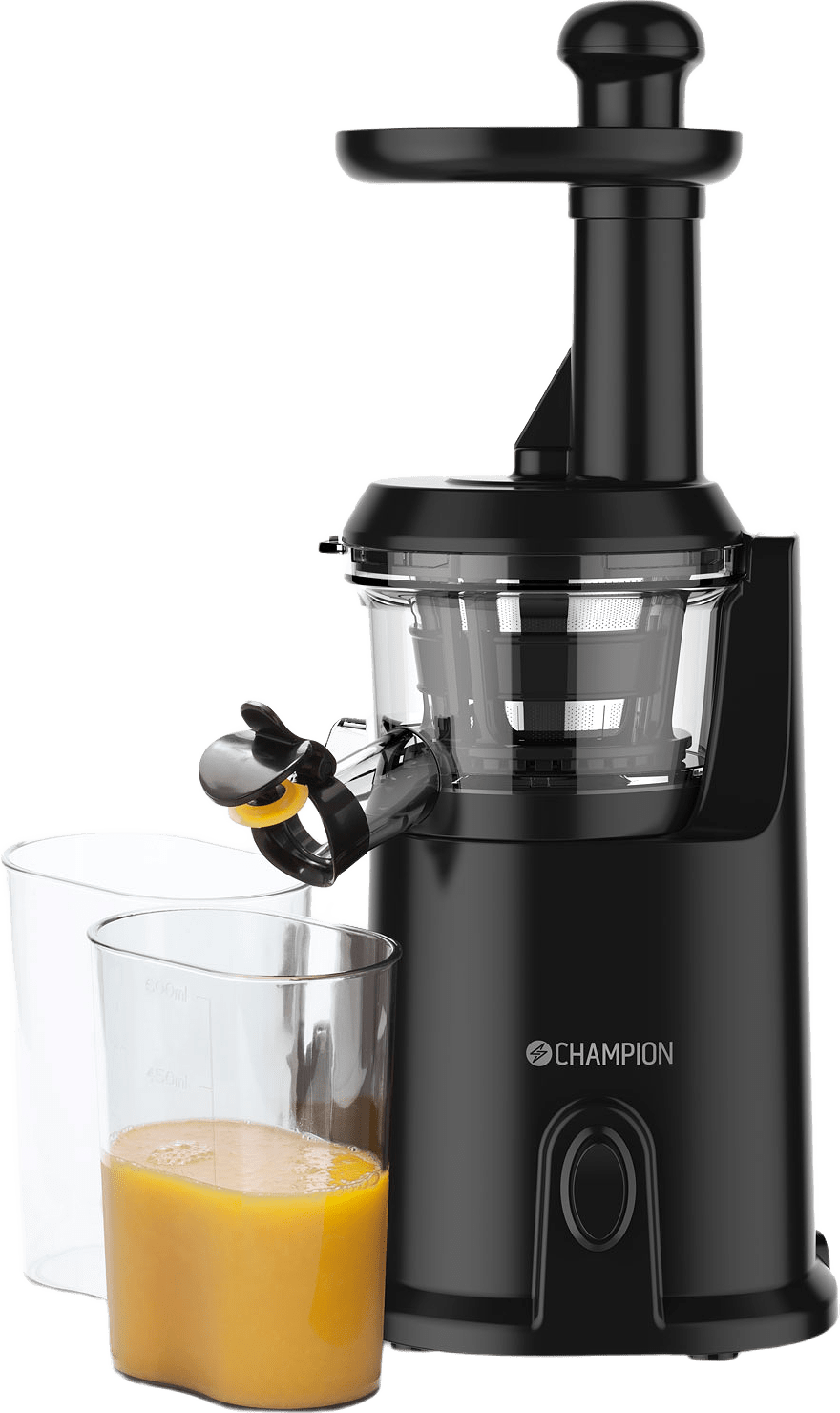 Slowjuicer 1l, från Champion Nordic, i färgen svart.