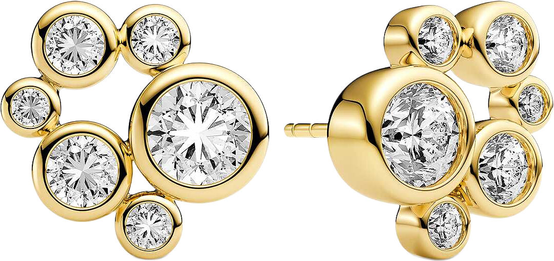 Sardinien Sei Earrings, från Sif Jakobs Jewellery, i färgen gold.
