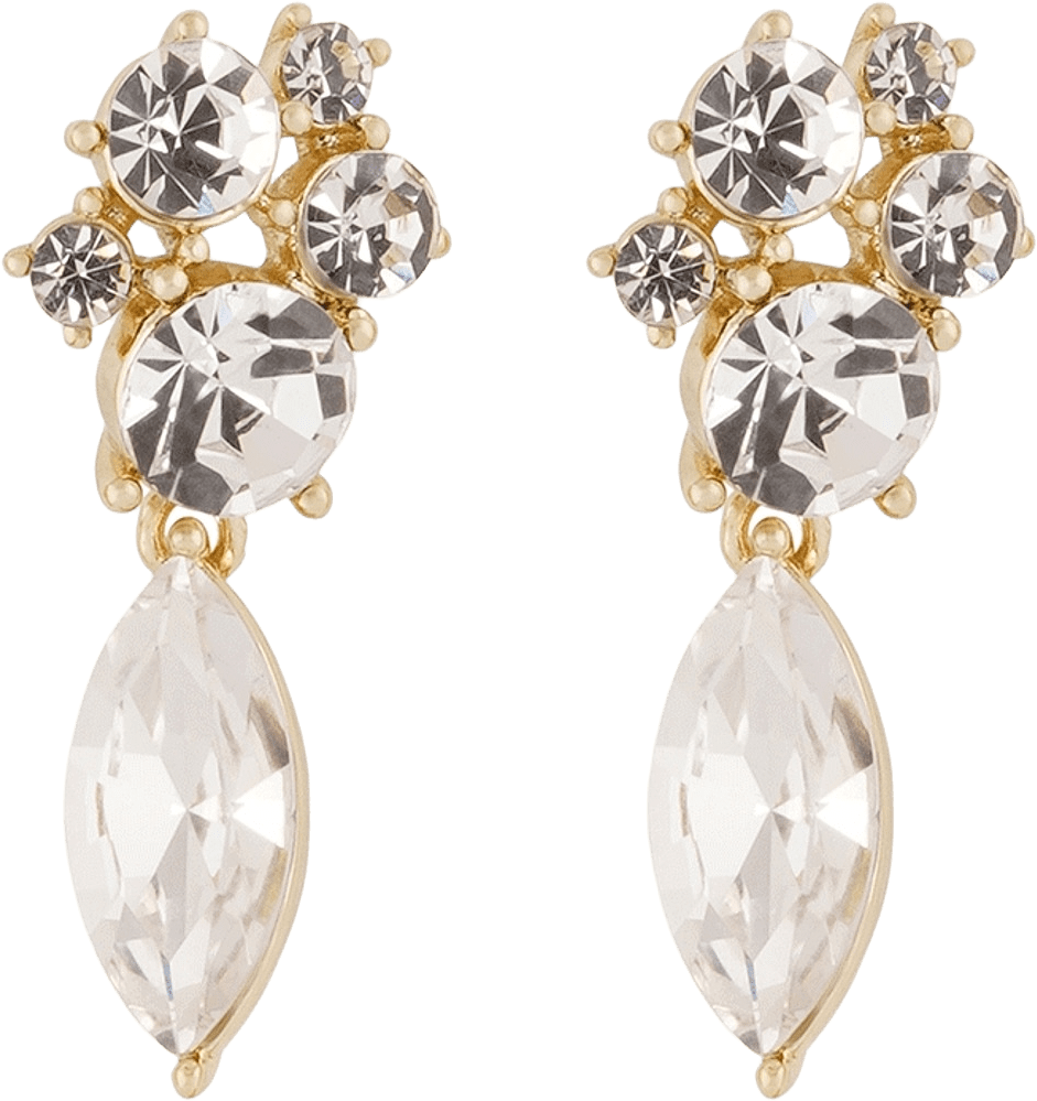 Noctelle Pendant Ear, från SNÖ of Sweden, i färgen g/clear.