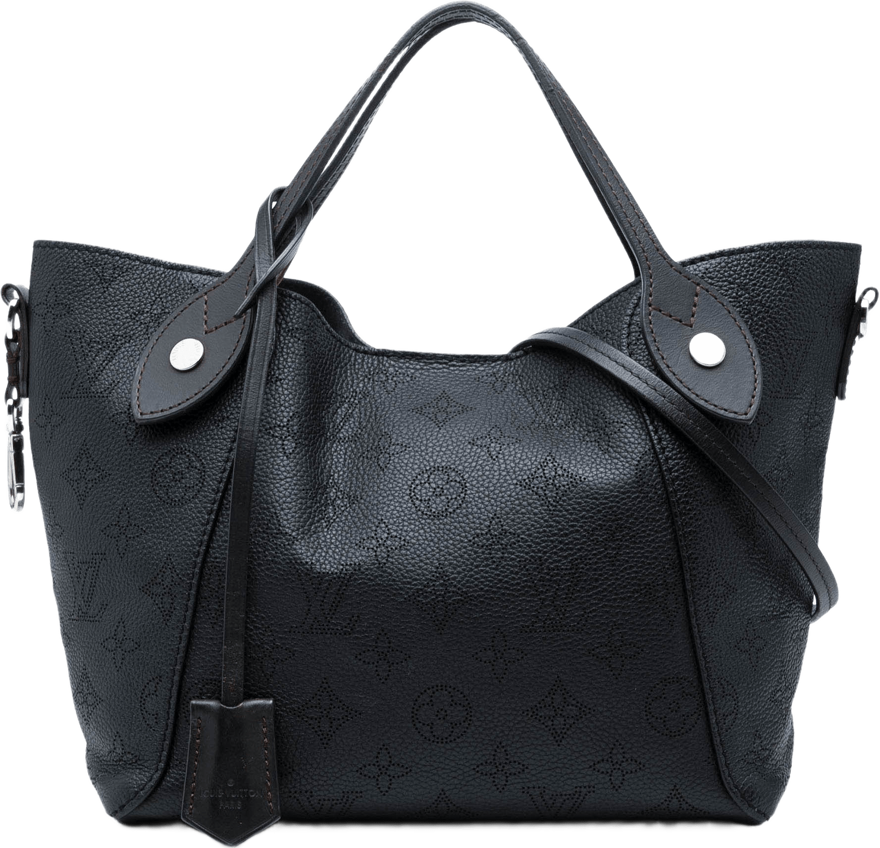 Louis Vuitton Monogram Mahina Hina Pm, från Luxclusif, i färgen navy.