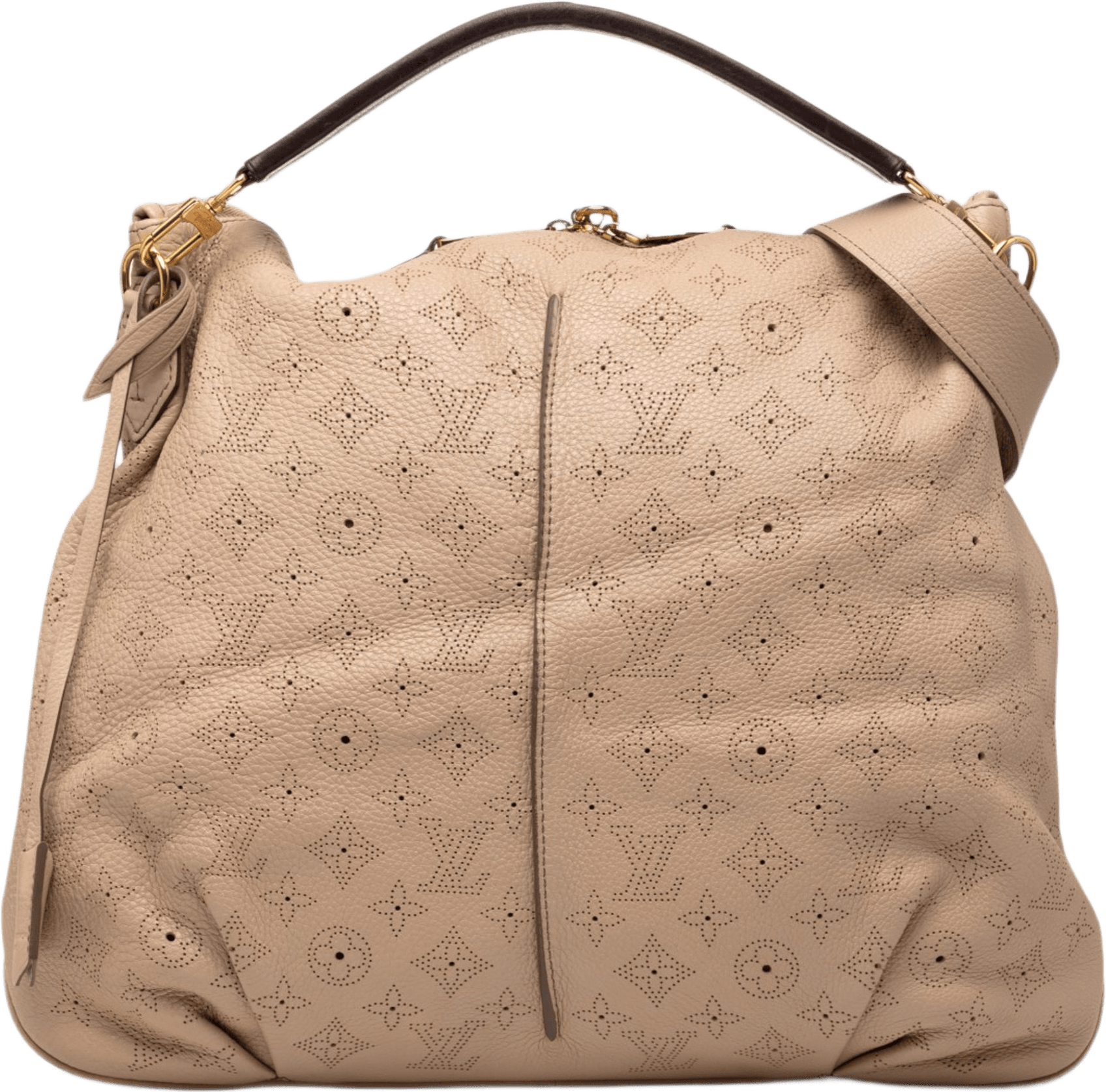 Louis Vuitton Monogram Mahina Selene Mm, från Luxclusif, i färgen beige.