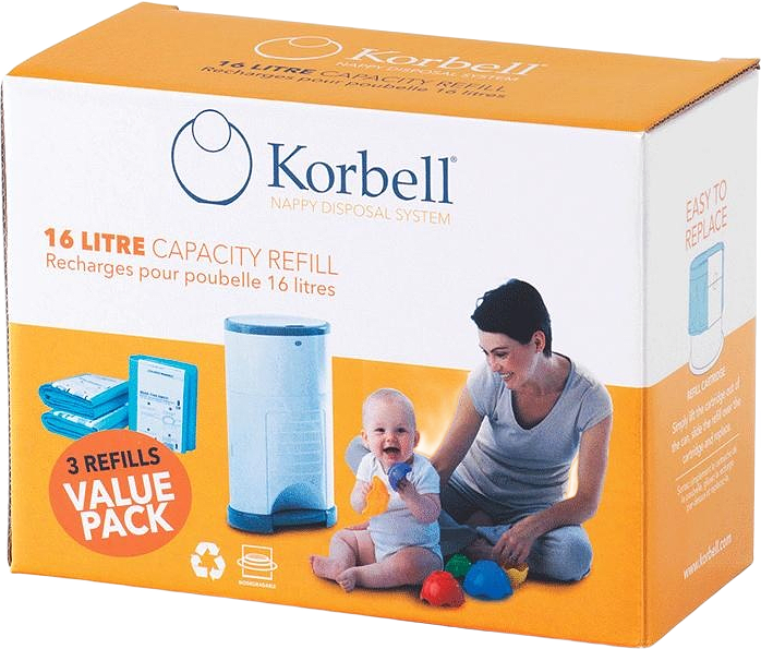 Korbell Refill 3-pack