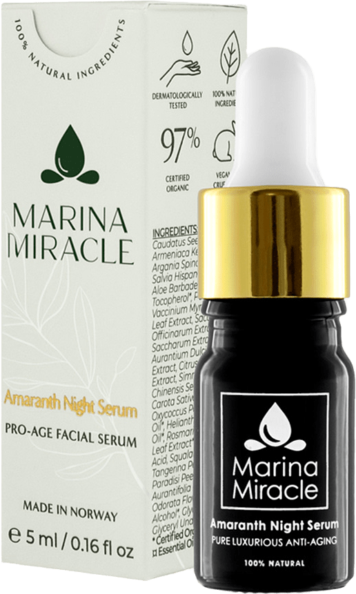 Amaranth Night Serum -small, från Marina Miracle.