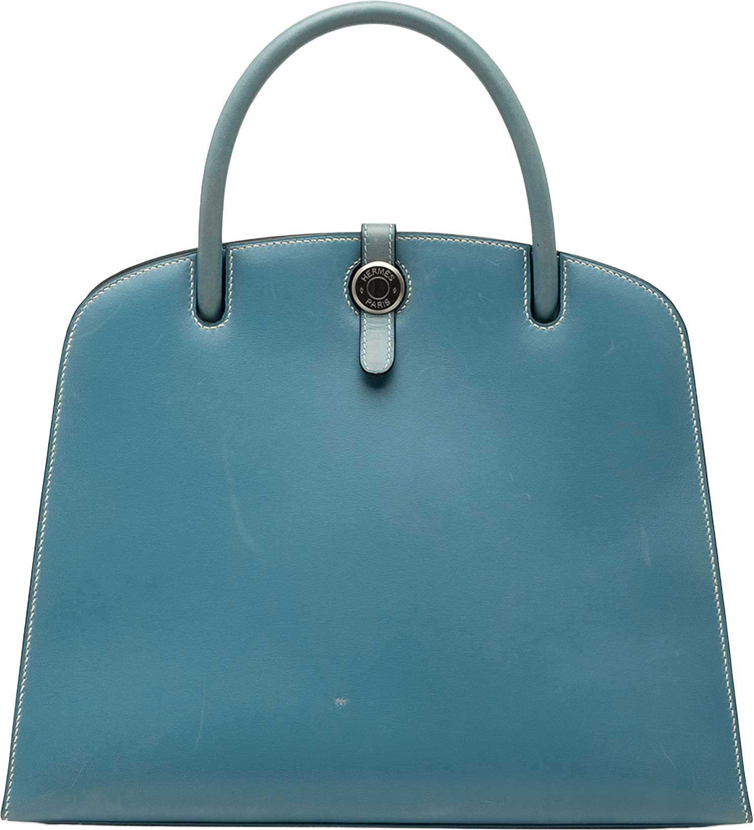 Hermès Box Calf Dalvy 30, från Luxclusif, i färgen light blue.