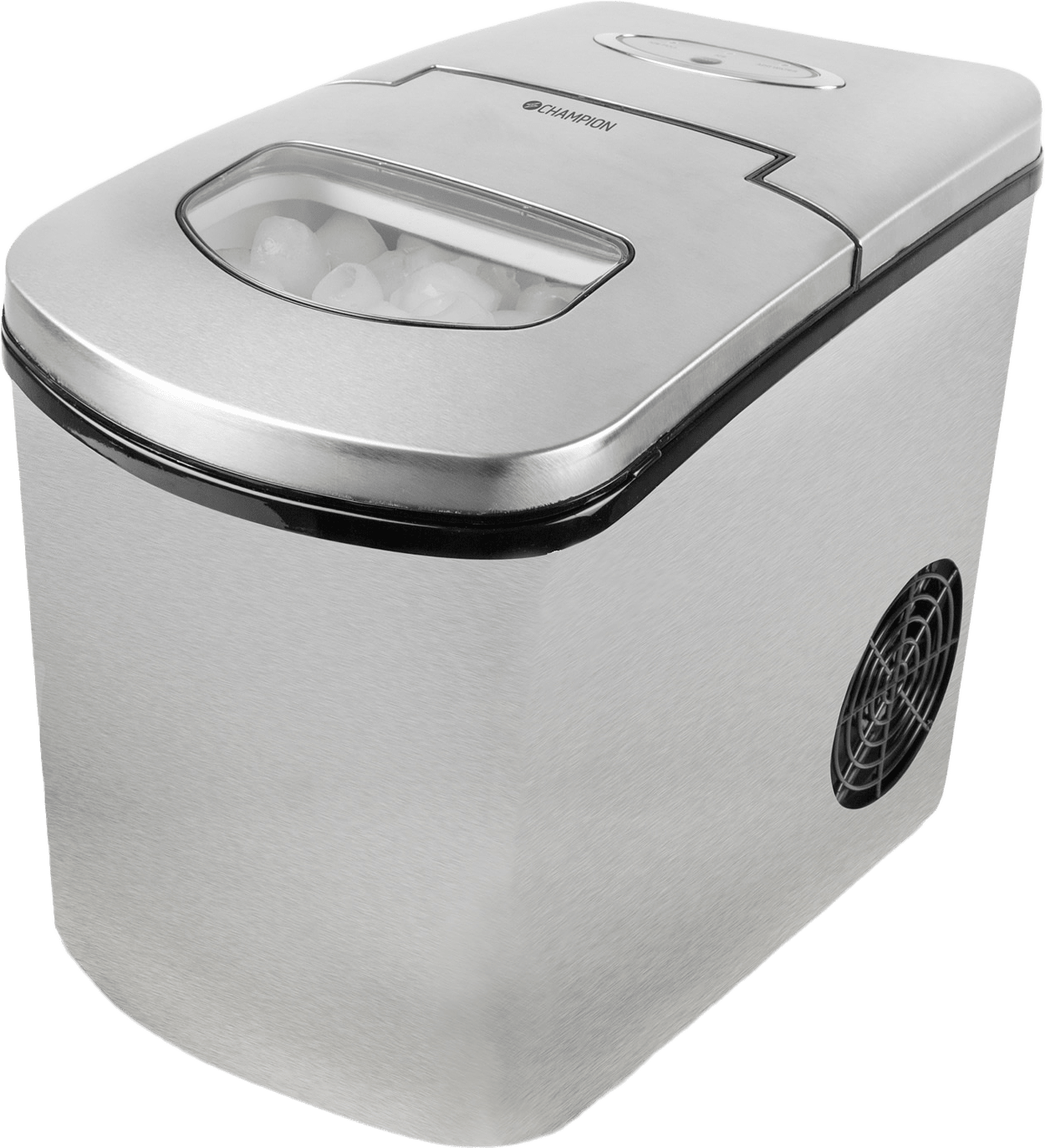 Ismaskin 10kg, från Champion Nordic, i färgen rostfri.