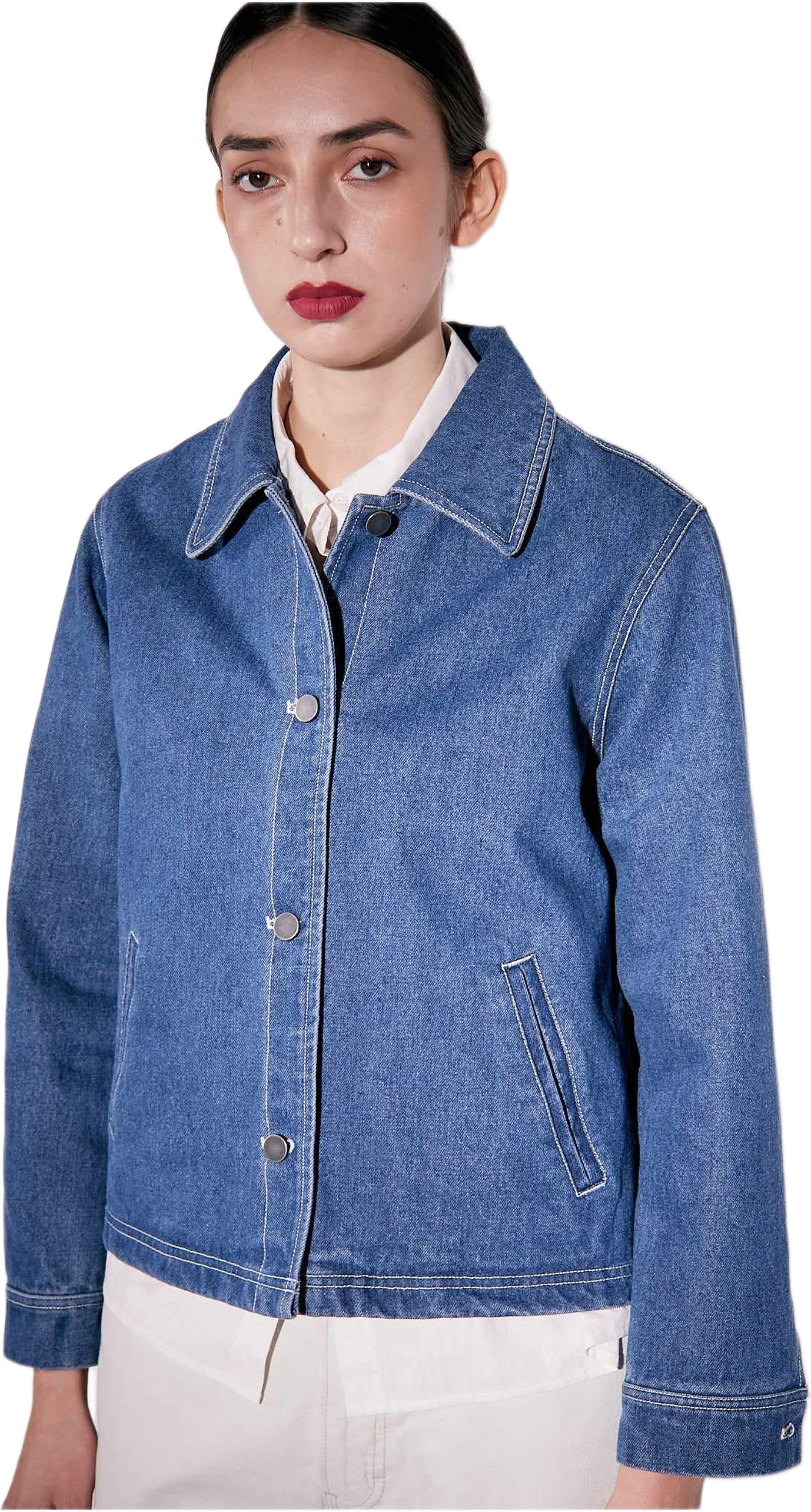 Sissel Denim Washed Indigo, från Brixtol Textiles, i färgen washed indigo.