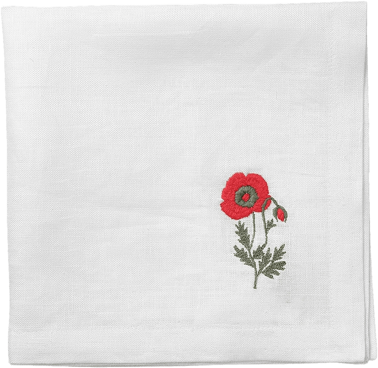 Bouquet Servett - Burgundy 45x45 Cm, från Pick A Poppy, i färgen poppy red.