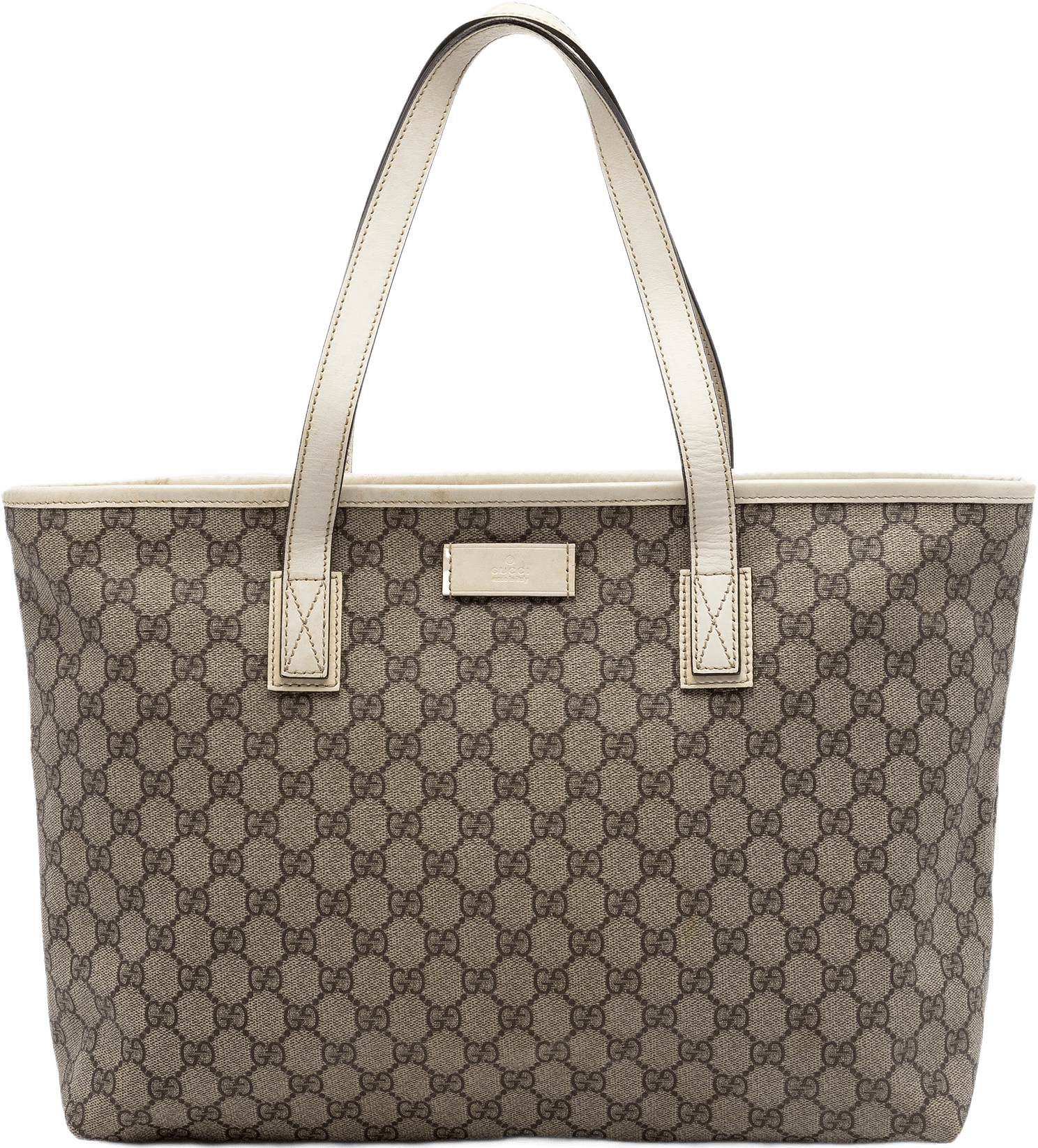 Gucci Gg Supreme Joy Tote, från Luxclusif, i färgen beige.