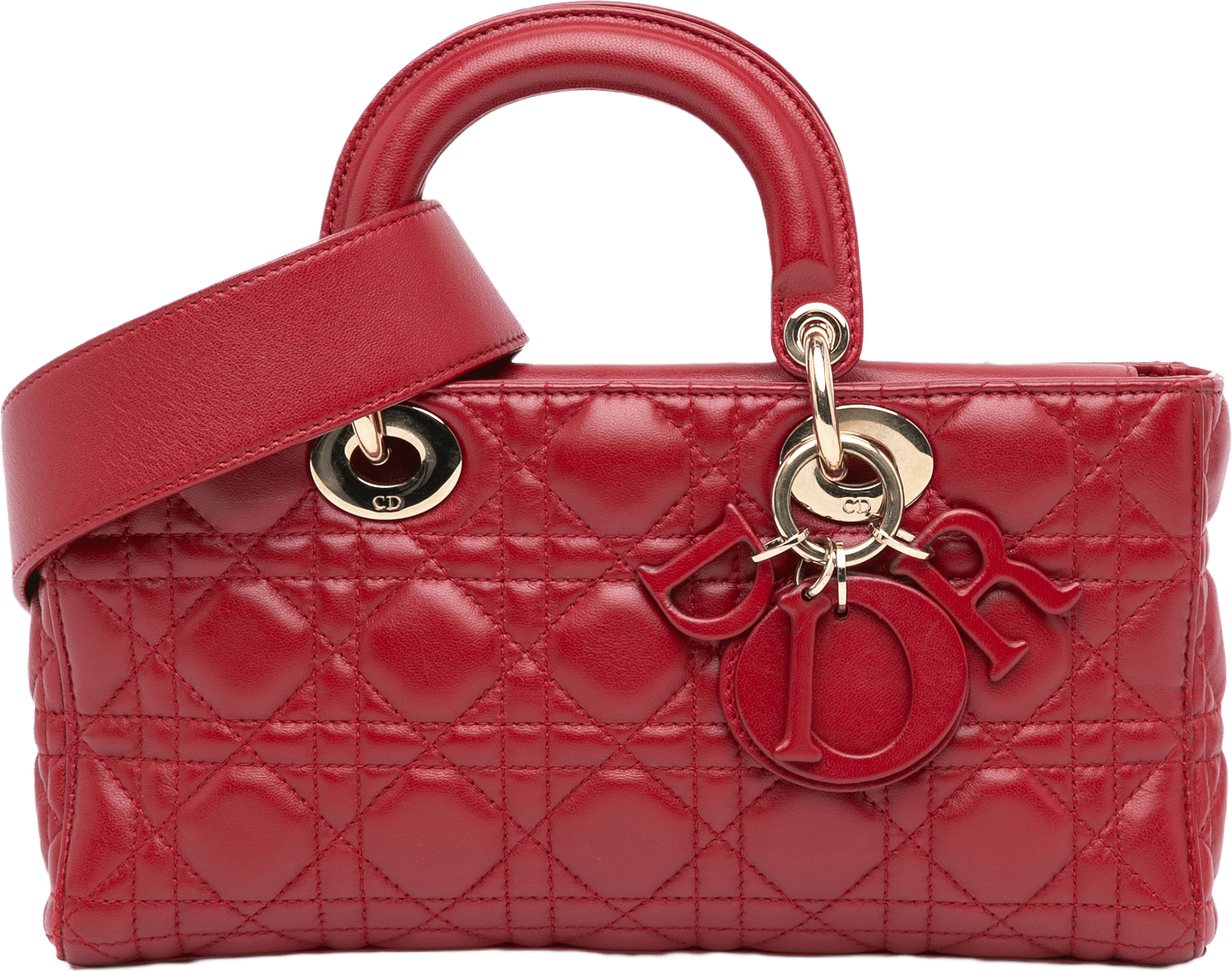 Dior Medium Lambskin Cannage Lady D Joy