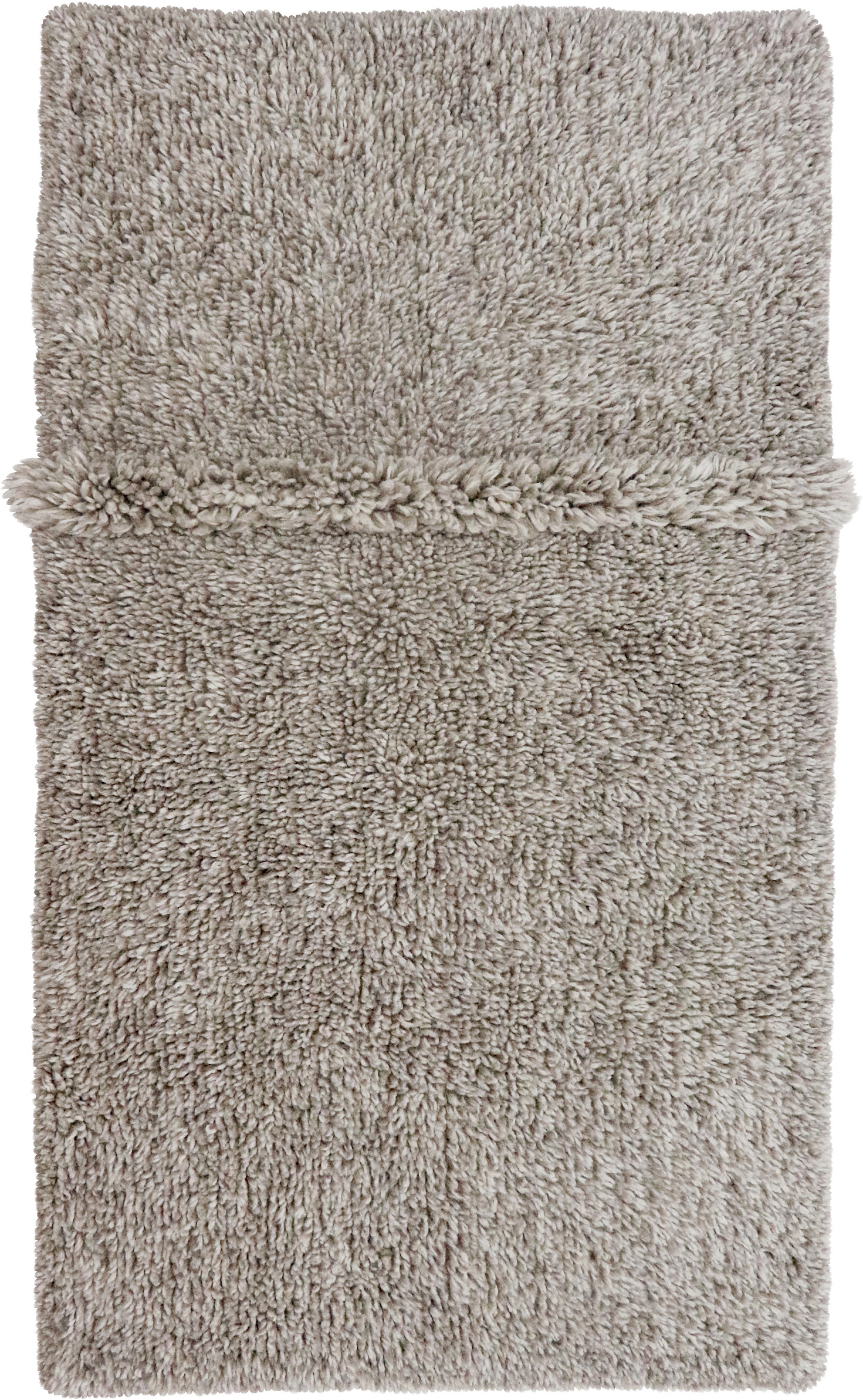 Tvättbar Ullmatta Woolable Tundra, från LORENA CANALS, i färgen blended sheep grey.