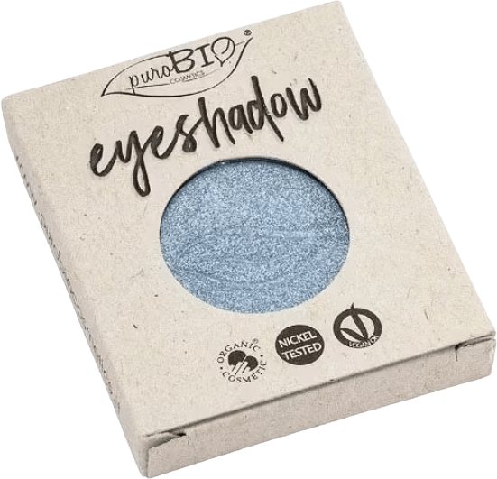 Eyeshadows - Powder - Refill, från PuroBio, i färgen 09 robin's egg blue refill.