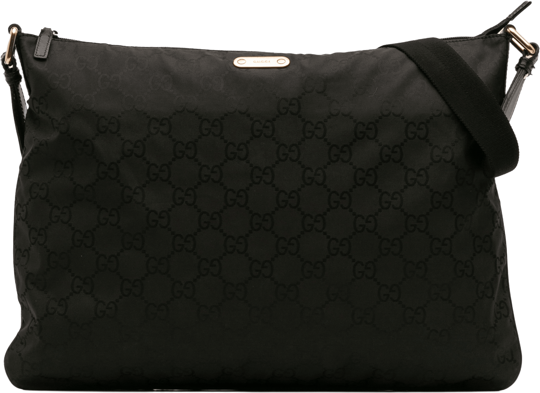 Gucci Gg Nylon Crossbody, från Luxclusif, i färgen black.