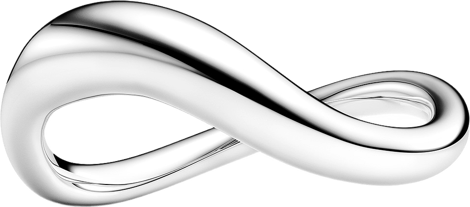 Infinito Ring, från Sif Jakobs Jewellery, i färgen silver.
