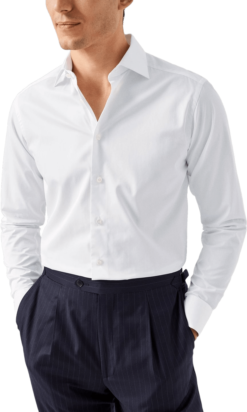 Slim Fit Skjorta I Twill