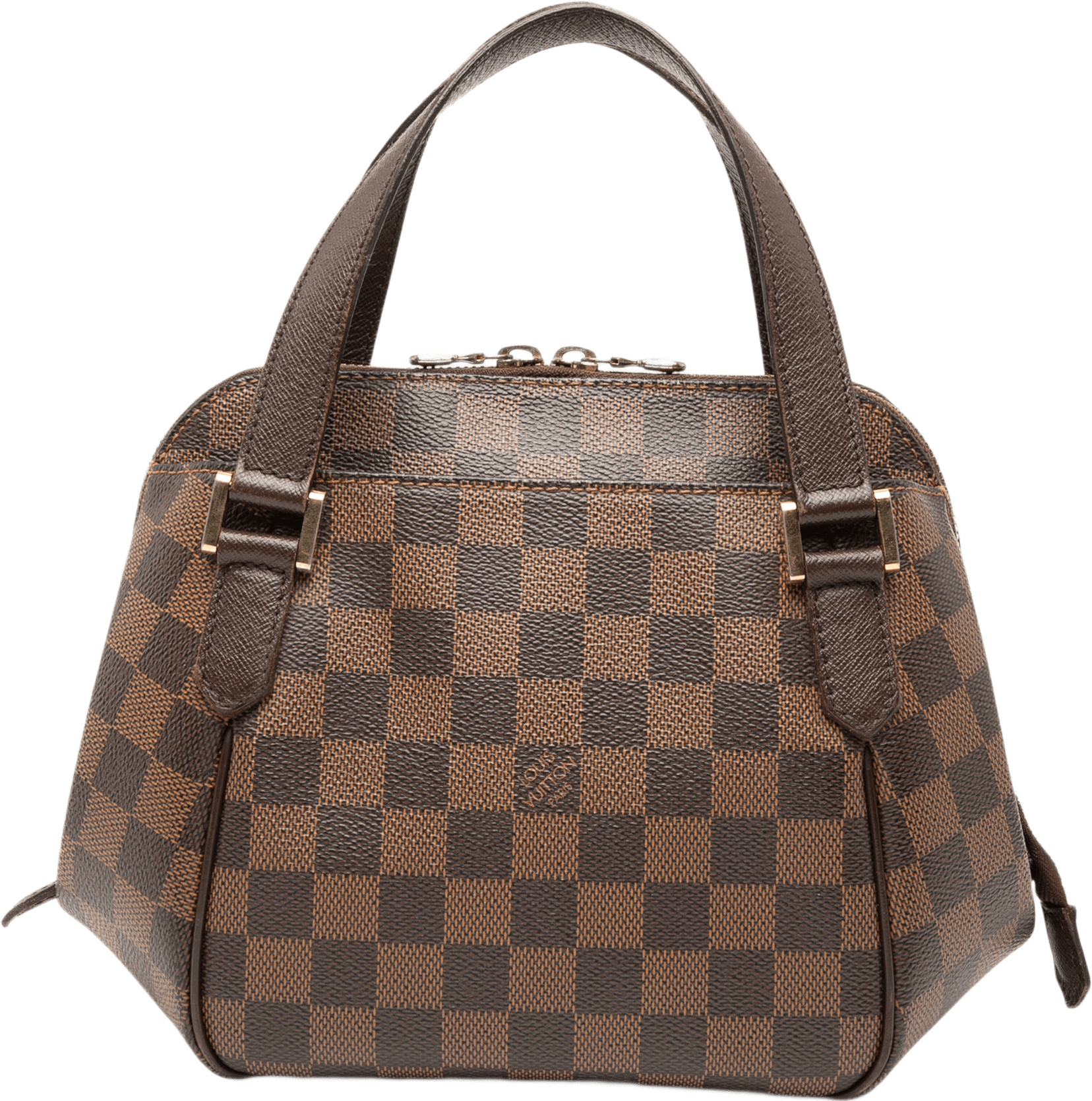 Louis Vuitton Damier Ebene Belem Pm, från Luxclusif, i färgen brun.