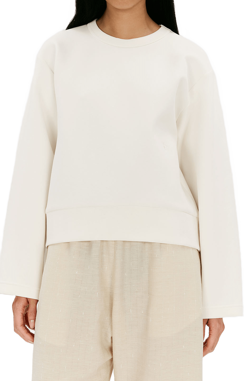 Alba W´s Sweat, från ELVINE, i färgen soft white.