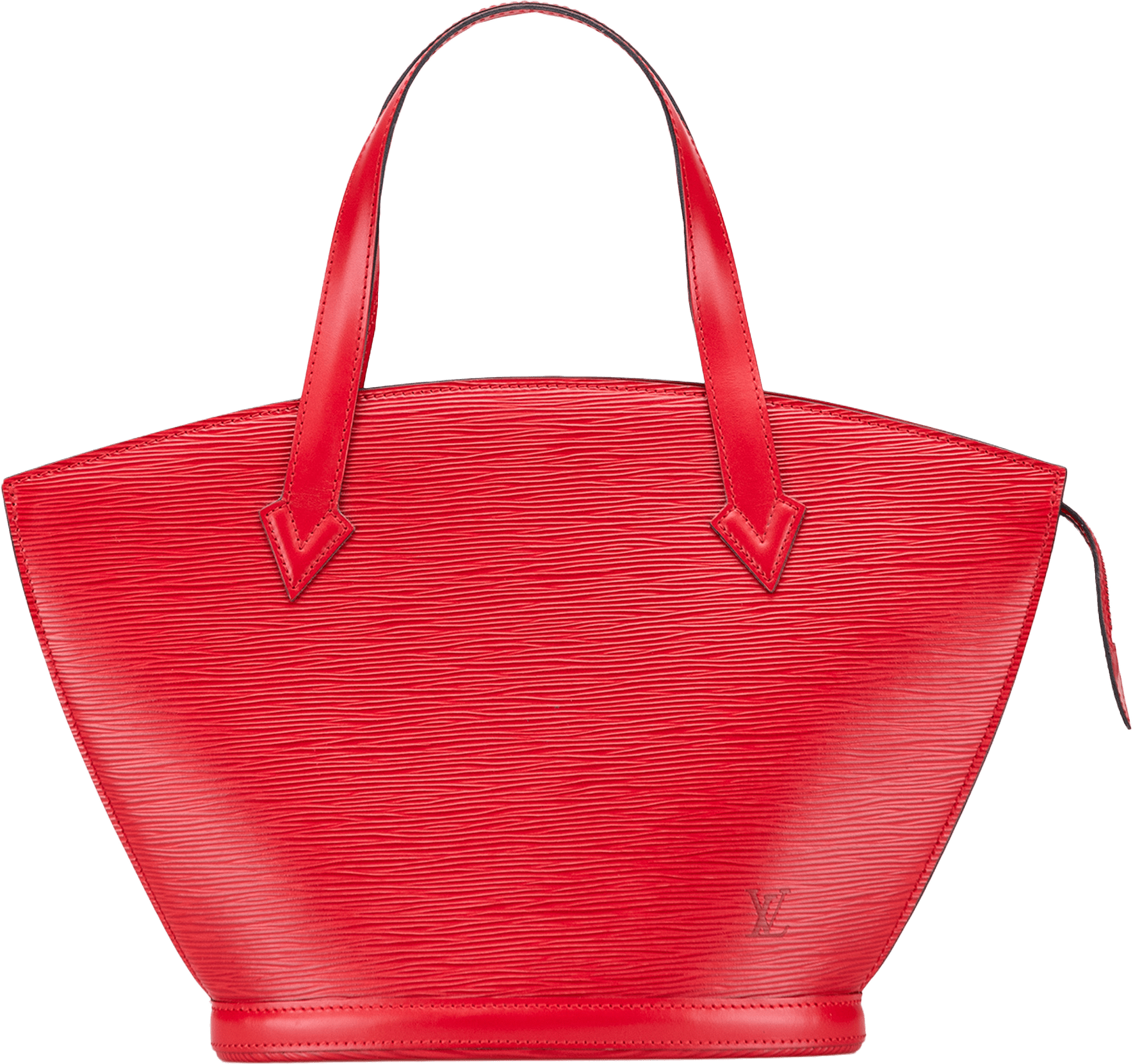 Louis Vuitton Epi Saint Jacques Pm Short Strap, från Luxclusif, i färgen red.