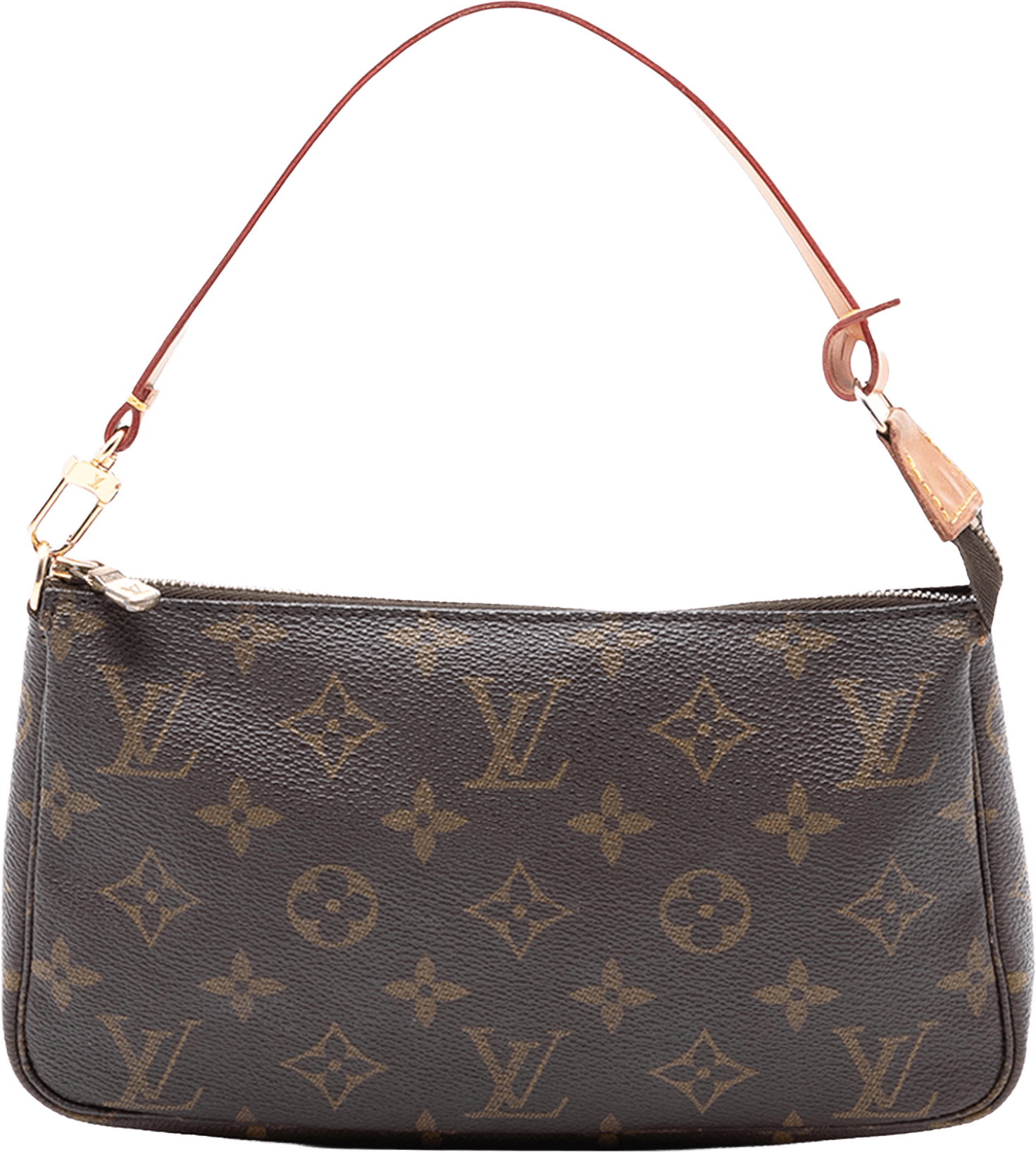 Louis Vuitton Monogram Pochette Accessoires, från Luxclusif, i färgen brown.