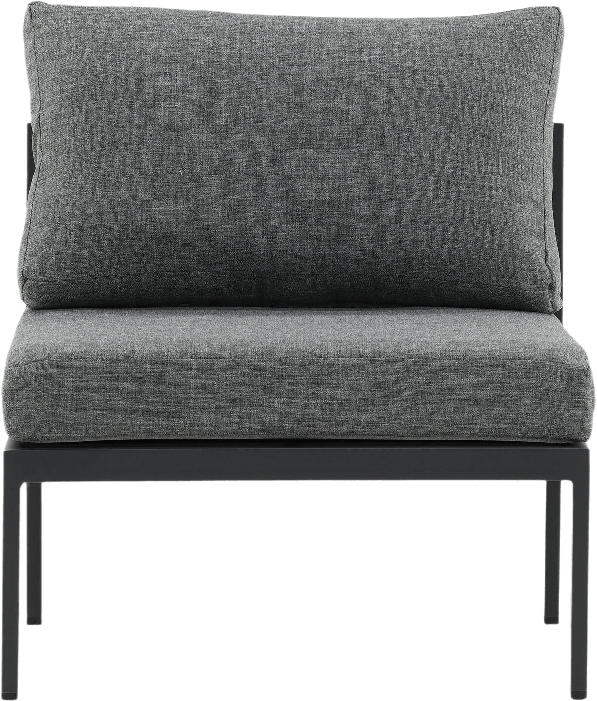 Copacabana Soffmodul Mittdel, från Venture Home, i färgen black,dark grey.