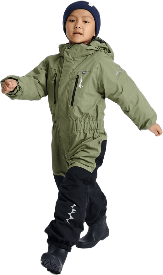 Penguin Vinteroverall, från ISBJÖRN of Sweden, i färgen moss.