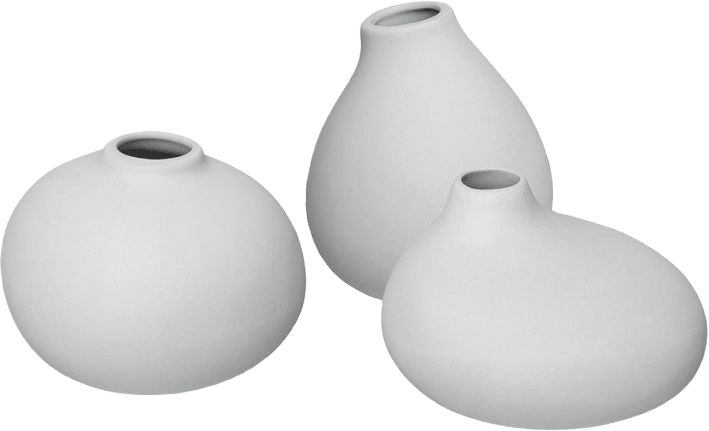 Nona Set Med 3 Vaser Micro Chip, från Blomus.