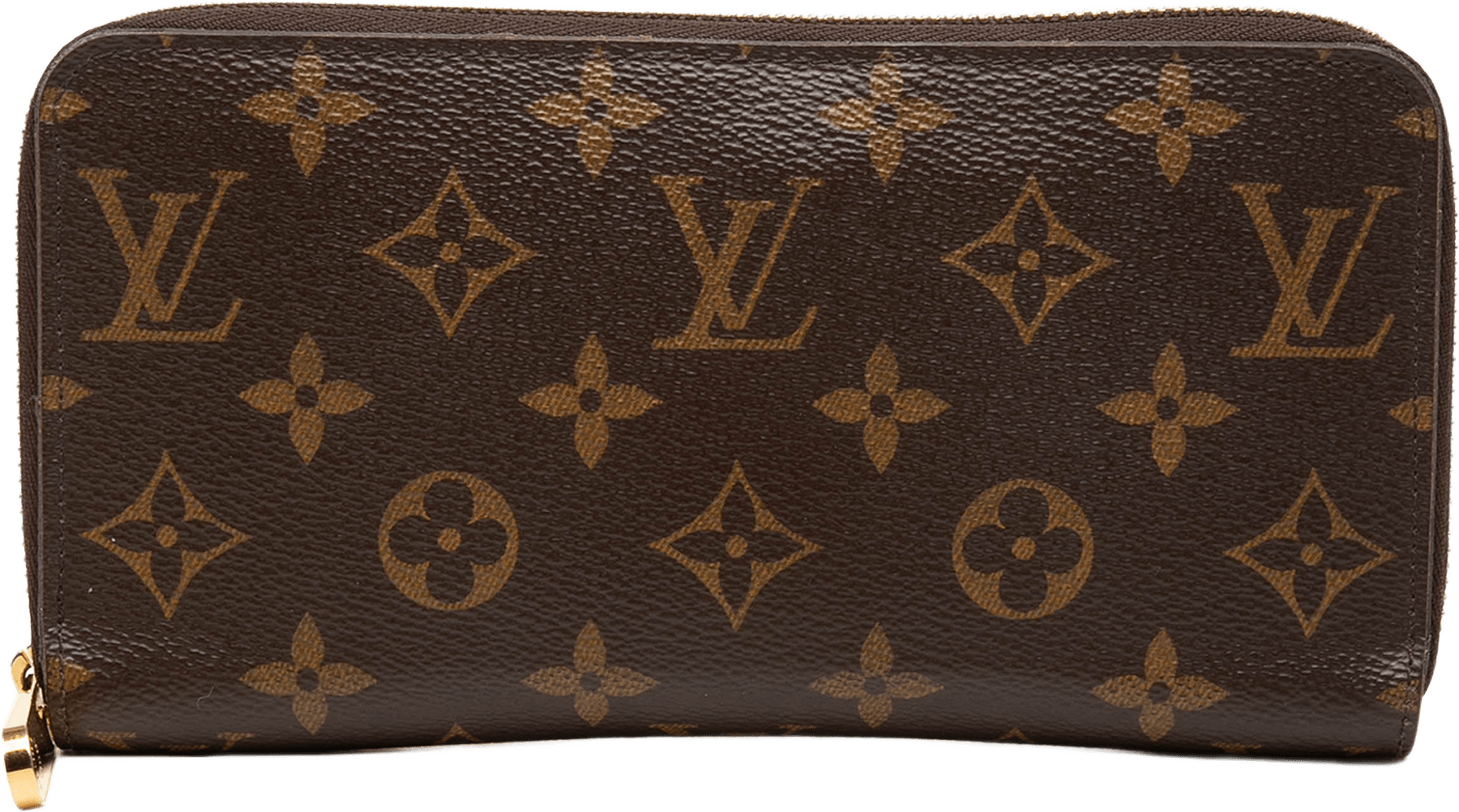 Louis Vuitton Monogram Zippy Long Wallet, från Luxclusif, i färgen brown.