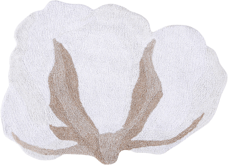 Tvättbar Matta Bomullsblomman
