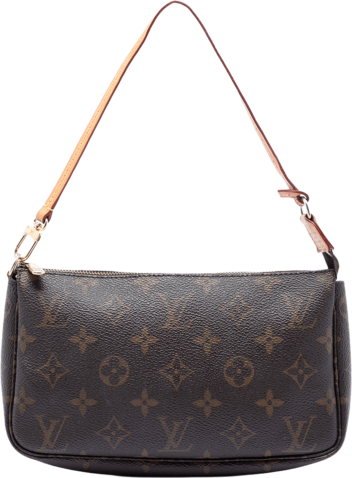 Louis Vuitton Monogram Pochette Accessoires, från Luxclusif, i färgen brown.
