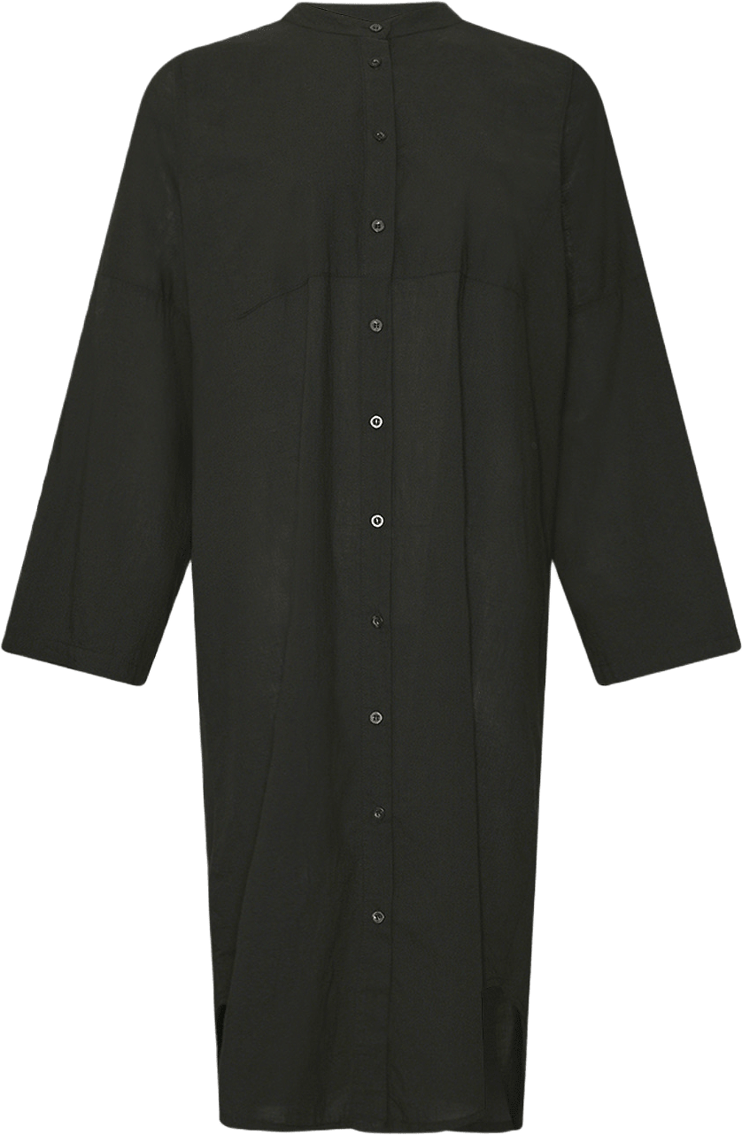 Jose, Shirt Dress, Cotton - Black