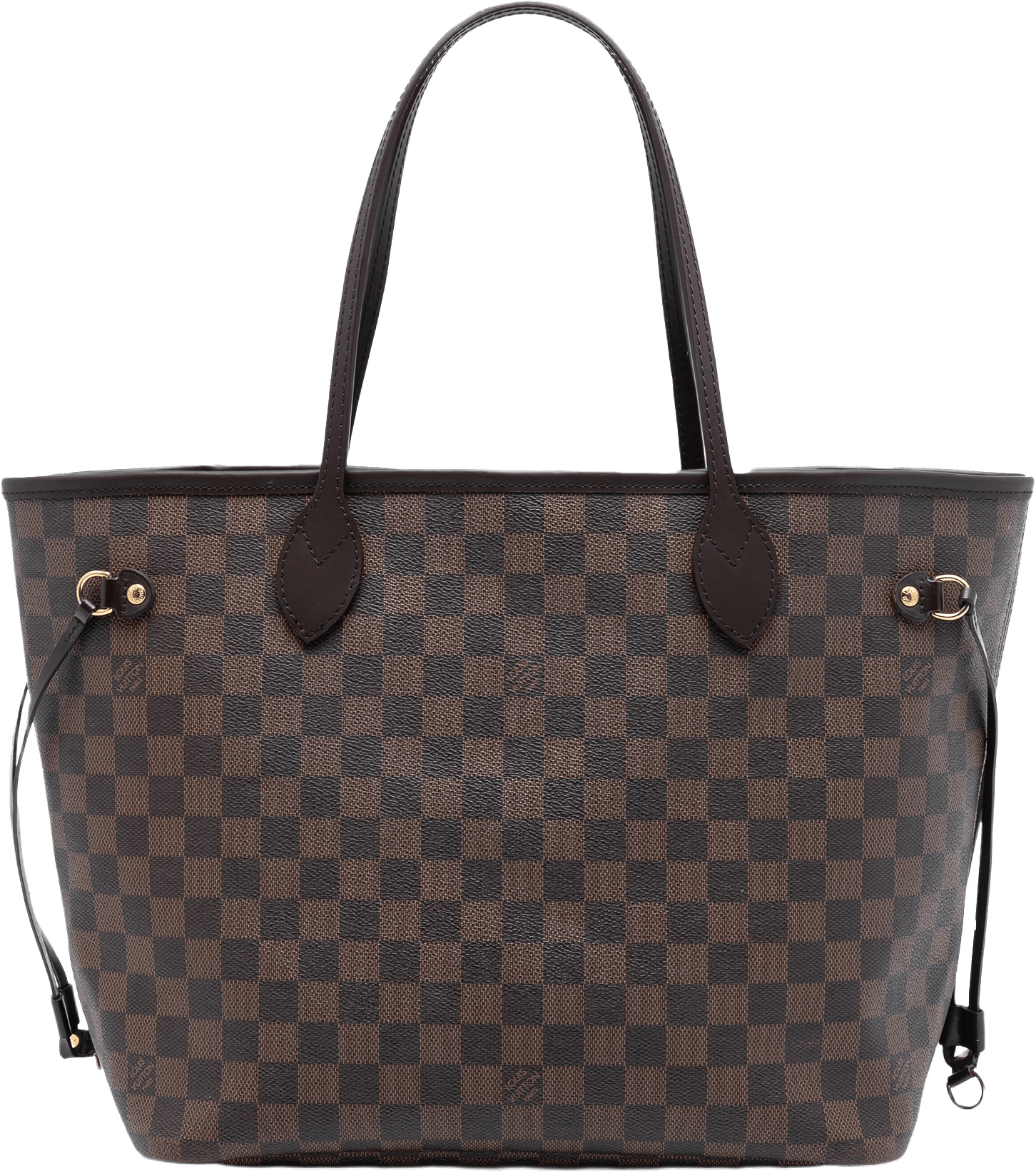Louis Vuitton Damier Ebene Neverfull Mm, från Luxclusif, i färgen brown.