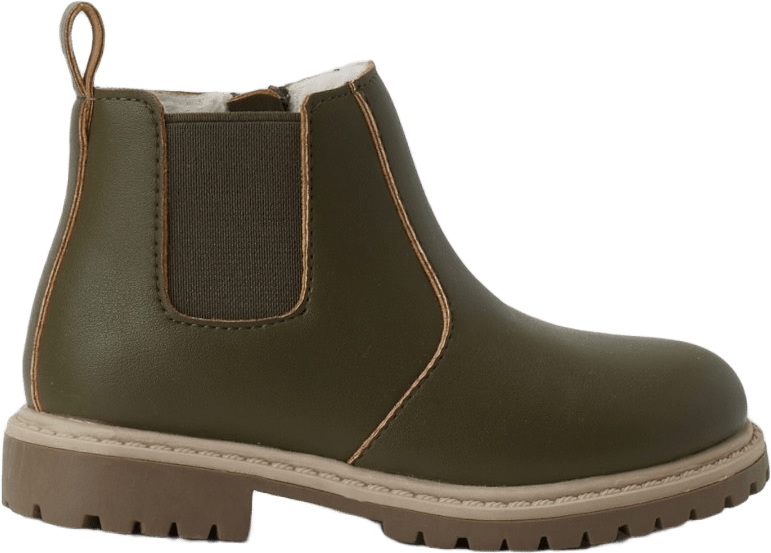 Little Explorer Boots, från BabyMocs, i färgen babymocs green.