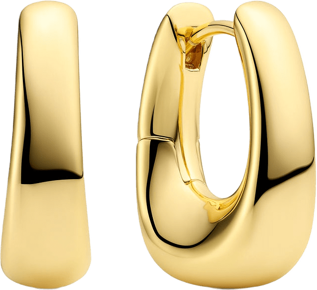 Örhängen Borsa Pianura, från Sif Jakobs Jewellery, i färgen gold.