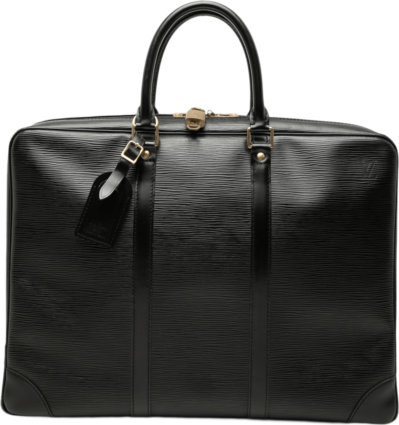 Louis Vuitton Epi Porte-documents Voyage, från Luxclusif, i färgen black.