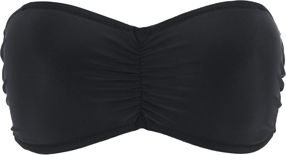 Rio Bandeau Bikini-bh Med Vadderade Kupor, från Swegmark, i färgen black.