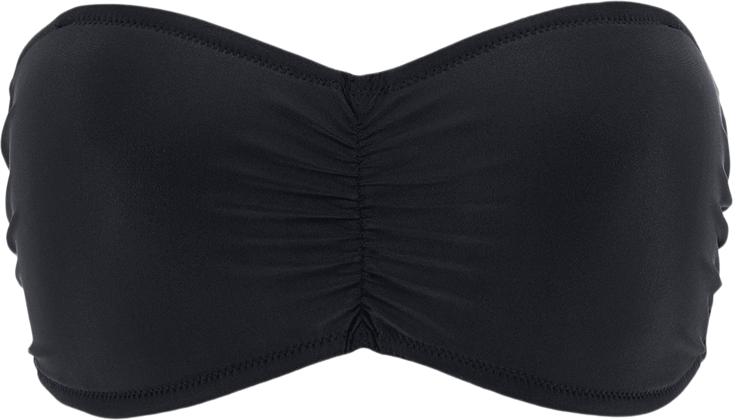 Rio Bandeau Bikini Bh Med Vadderade Kupor, från Swegmark, i färgen black.