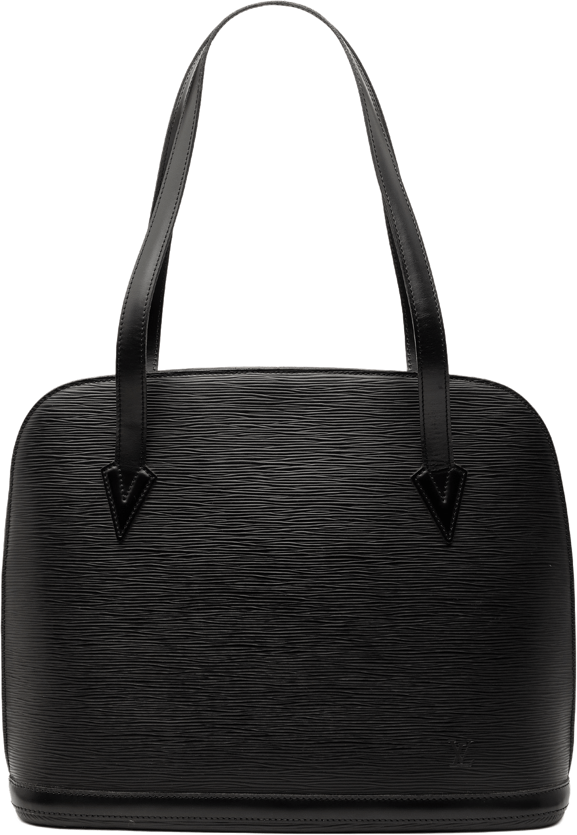 Louis Vuitton Epi Lussac, från Luxclusif, i färgen black.
