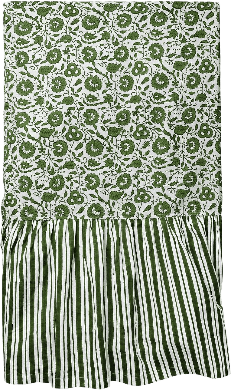 Damson Duk - 180x250 Cm, från Pick A Poppy, i färgen green.