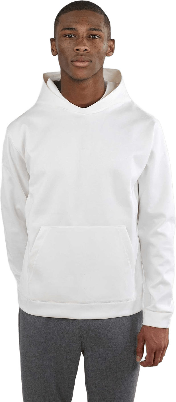 Sami Faux Suede Hoodie - Off White