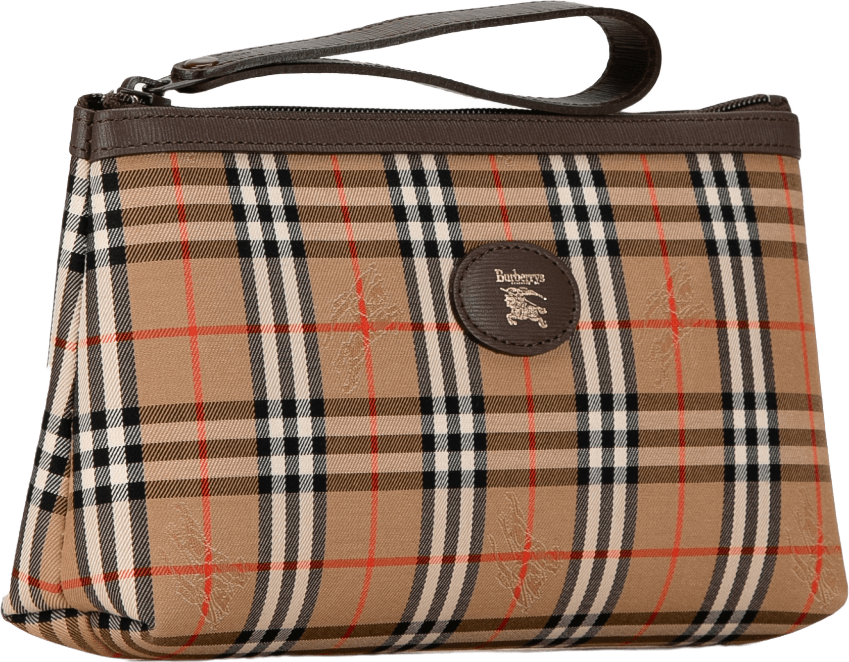 Burberry Haymarket Check Canvas Clutch