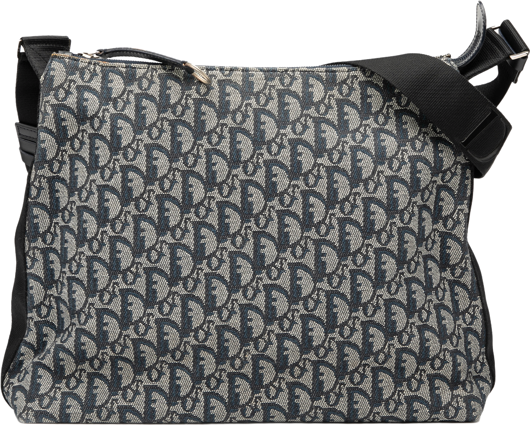 Dior Diorissimo Trotter Canvas Crossbody, från Luxclusif, i färgen navy.