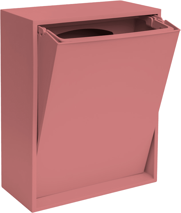 Recycling Box, från ReCollector, i färgen ash rose.