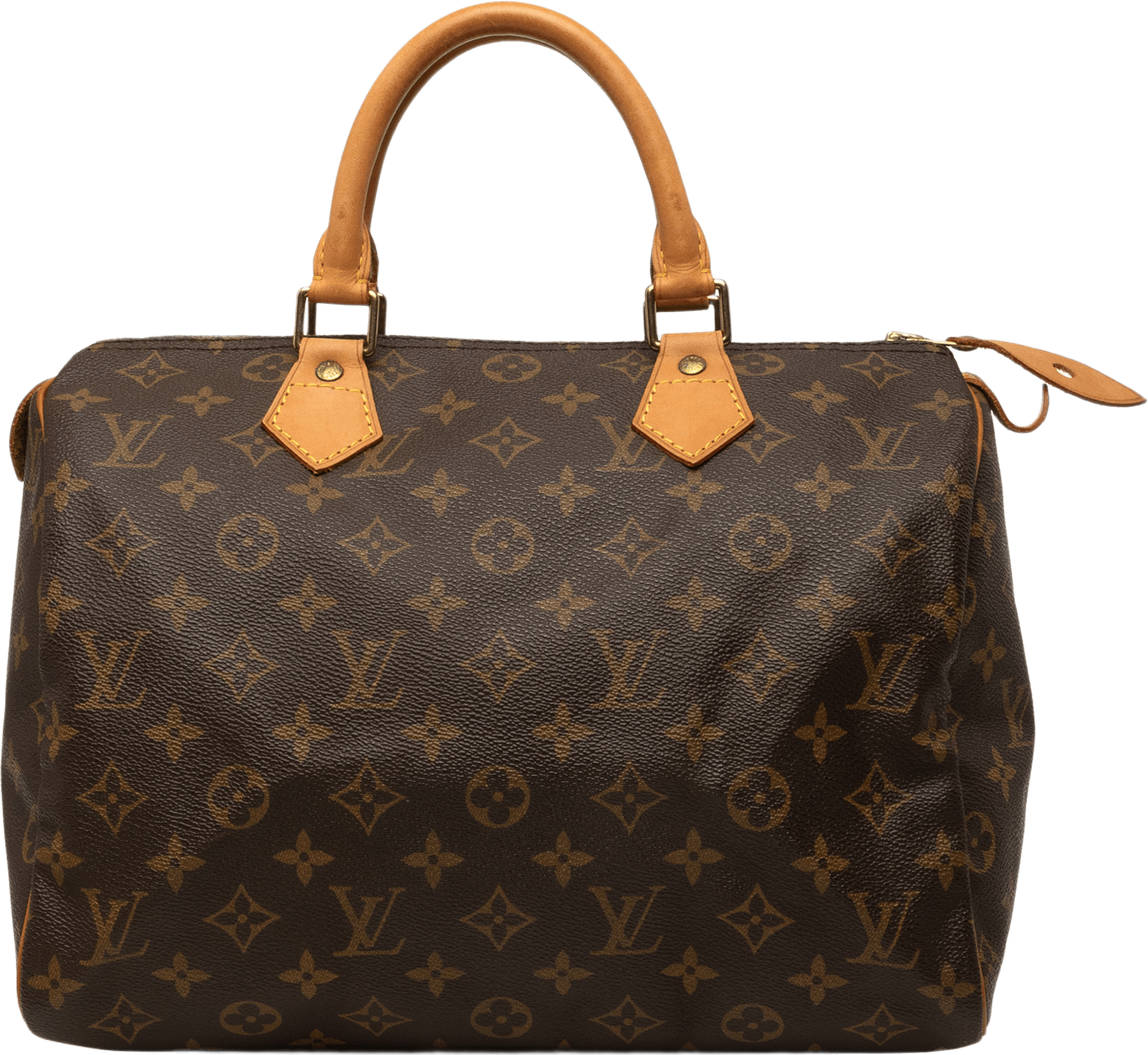 Louis Vuitton Monogram Speedy 30, från Luxclusif, i färgen brun.